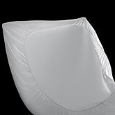 King Mattress Protector Tencel Luxury 100% Waterproof Mattress Protector,Silky Soft & Breathable,Noiseless Cooling Mattress Pad Cover Fitted 18" Deep Pocket(White,78.5"x80")