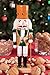 Clever Creations Orange King 10 Inch Traditional Wooden Nutcracker, Festive Christmas Décor for Shelves and Tables