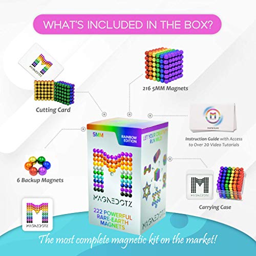 MagneDotz Balls 5mm Fidget Gadget Toys Rare Earth