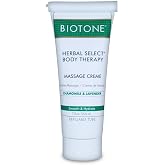 Biotone Herbal Select Massage Products Body Therapy Creme, 7 Ounce