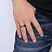 Nanafast 8mm The Legend of Zelda Triforce Ring, Stainless Steel Matte Finished Bands