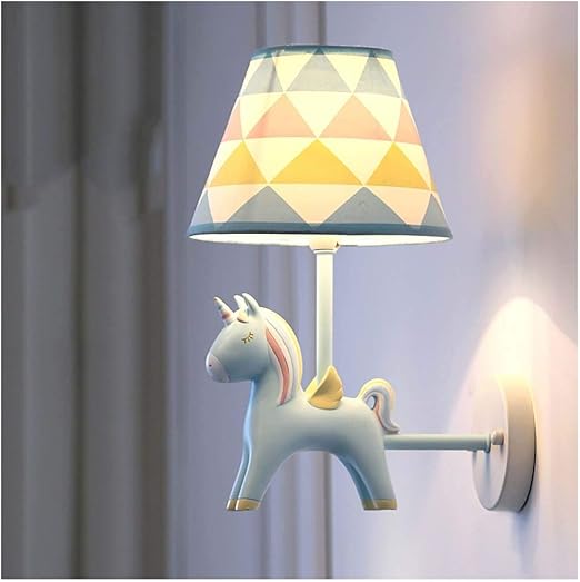 pared unicornio led dormitorio
