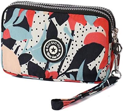 HUNGRE Women's Waterproof Cellphone Wristlets Bag,Clutch Wallets Purses for iPhone Xs Max XR XS X 8 7 6S Plus, Galaxy S10 Plus S10 S10e (Q552018)
