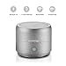 simthings Portable Mini Bluetooth Speaker with Enhanced Bass, Loud HD Sound Rechargeable Wireless Speakers for Smart Phone/iPad/iPod, Caribiner Clip and Hard Travel Bag Included