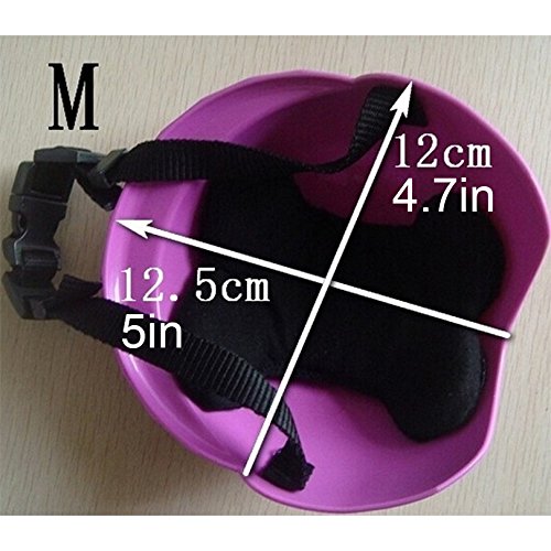 Petacc Plastic Pet Hard Hat Decorative Dog Helmets Hat Creative Cat Helmets Cap Portable Pet Safety Helmets, Black, M - Thumbnail 6