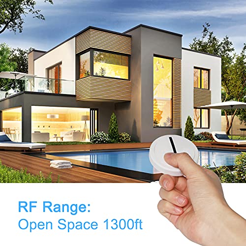 Thinkbee Wireless Light Switch and Receiver Kit Mini Remote Control