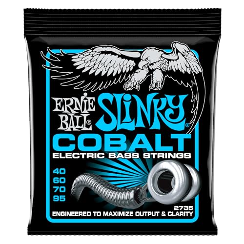 Ernie Ball Extra Slinky Cobalt Electric Bass Strings - 40-95 Gauge