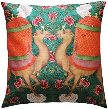 CULT CURIO Dupion Oont Decorative Throw Pillow Case Cushion Cover 16''X16''