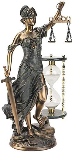 Amazon Co Jp 正義の女神テミス彫像 法律の正義を象徴する彫像 ブロンズ風キャスト彫刻 Goddess Of Justice Themis Desktop Statue 並行輸入品 並行輸入品 おもちゃ 通販