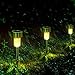 Solar Lights Outdoor, 12Pack Outdoor Solar Lights - Waterproof, Stainless Steel Solar Garden Lights, LED Solar Powered Pathway Lights Landscape Lighting, Perfect for Lawn, Yard, Driveway & Walkway