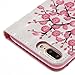 Firefish iPhone 7 Plus Case,iPhone 8 Plus Case,PU Leather Shock Absorbent Case with Inner Rubber Bumper Protective Cover Fashion Kickstand Flip Folio Book Case Cover for Apple iPhone 7 Plus-Tree