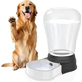 BOODIDI 6 Liters Automatic Gravity Dog Water Dispenser, BPA- Free | Gravity Pet Water Bowl, No-Spill Cat Feeder for Large Dogs, BPA-Free &amp; Easy Clean, Less Refills for Work Travel