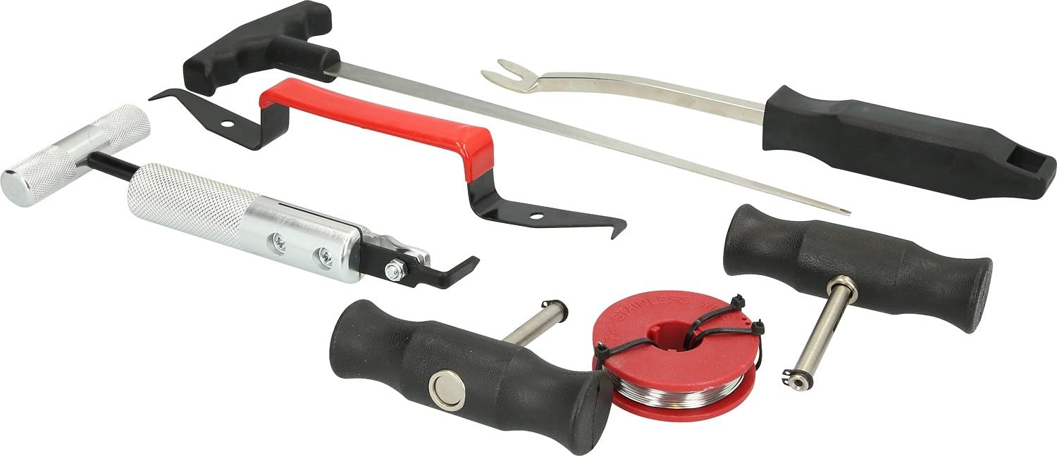 Brilliant Tools BT681100 7-Piece Set Windscreen Removal Kit