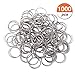 Favide 1000pcs 12 mm Open Jump Rings Connectors for Birthday Boards, Valentine, Chore Boards, Arts and Crafts