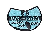 Wubba Lubba Dub Dub Wu Tang Rick And Morty Iron On Glue Backing Patch