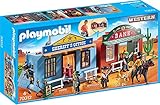 Playmobil Take Along Western City with Horse-Drawn Carriage