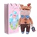 Me Too Angela Stuffed Deer Baby Girls Plush Doll Gifts for Baby Kids 12