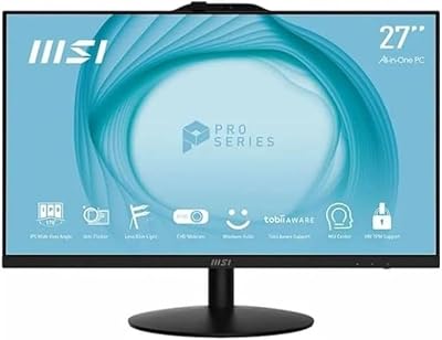 MSI AP272 All-in-One PC 27 Black, i5-13400, 16GB RAM, 512GB SSD, Win 11 Pro