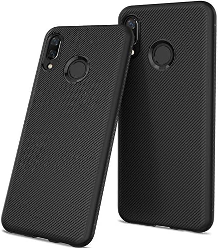 SVIMO Flexible TPU Shockproof Protective Case for Huawei Nova 3i (Coal Black)