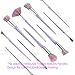 14PCS Makeup Brushes Set, MYSWEETY 10Pcs Unicorn Makeup Brushes Foundation Eyeshadow Brushes + 2pcs Silicone Makeup Sponge + 1pc Makeup Brush Egg + 1pc Makeup Brush Bag