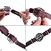 Ritche Genuine Leather NATO Strap 20mm Brown Replacement Watch Band