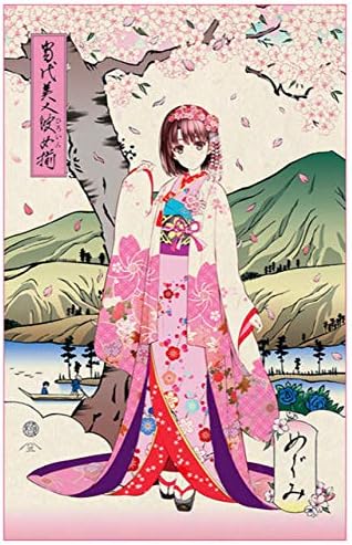 Amazon 冴えない彼女の育かた 浮世絵 木版画 当代美人彼女ヒロイン揃 加藤恵 冴えカノ アニメ 萌えグッズ 通販