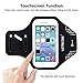 LETSCOM Running Armband for Cellphone, Smartphone Case with Key Holder Compatible with iPhone 8 7 6 6S Samsung Galaxy S10e S9 S8 S7