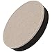 Super Sliders 3-1/2 Inch Round Felt Furniture Sliders for Hardwood Move Items Easily While Protecting Flooring from Scratches, 4 Pacl, Linen (4713495K)