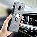 QiongNi Case for Samsung SM-J600G/DS Galaxy On6 2018 / Galaxy J6 2018 SM-J600F/DS SM-J600FN SM-J600L SM-J600N SM-J600GF/DS SM-J600FN/DS Case Cover + 360 Degree Rotating Ring Holder Kickstand Black