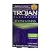 Trojan Pleasures Extended Pleasure Lubricated Latex Condoms 12 Ct (3 Pack)