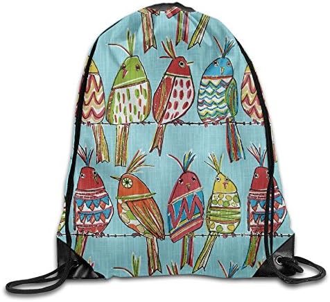 Birds Sitting Pretty Sky Cool Drawstring Travel Sports Backpack Gift