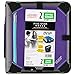 Five Star Zipper Binder, 2 Inch 3 Ring Binder, Expansion Panel, Durable, Purple/Black/Aqua/Gray (29052BD7)