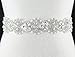 Handmade Crystal Rhinestone Braided Wedding Bridesmaid Dress Belt for Bridal Dress