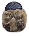 UT Kilts Coyote Fur Kilt Sporran for Men, Belt Pouch with REMOVED Chain, Kilt Accessories