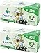 OdorNo ADU-2-4025 Odor-Barrier Disposable Bags; 2 Gallon Bags 12.5 x 20 inches; Pack of 2 Boxes of 25 Bags (50 Bags Total)