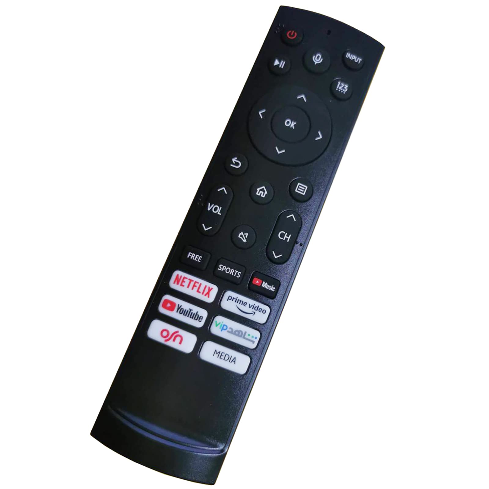 ERF3F90H Voice Replacement Remote Control Fit for Hisense TV Sub 43A60GEVS ERF3A80 ERF3B80H ERF3C80H ERF3D80H ERF3E80H ERF3H80H ERF3I80H EN2J30H EN6A64H