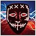 JUEYINGBAILI Scary Purge Costume Mask- Light Up Led Cosplay Creepy Masks- Purge Masks- Costume Masks- Christmas Gift