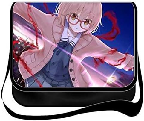 Bootores Kyoukai no Kanata Pattern Canvas Messenger Bag Shoulder School Bags -18