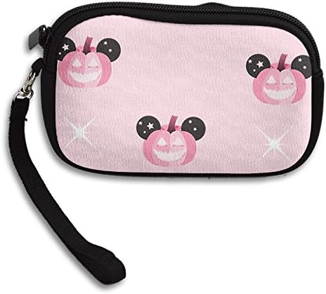 Wallet Handbag Pumpkin Portable Bag 100% Polyester Fiber Coin Purse.