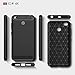 LIKESEA Carbon Fibre Style Case for Xiaomi Redmi 4/ Redmi 4X, Premium Soft TPU Gel Protective Cover with Shock-Absorption and Anti-Scratch, Black