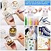 Paint Pens for Rocks Painting Acrylic Paint Markers Pens for Glass Painting, Ceramic, Wood, Metal, Easter Egg, DIY Craft Projects with Sun & Water Resistant Function, Set of 24 Colors