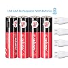 Pile Ricaricabili AA Mini Stilo Recharge Batterie 1000mAh Soluser 1.2V Precaricate NiMH 1200 Cicli – Protezione Ambientale Senza Effetto Memoria (confezione da 4)
