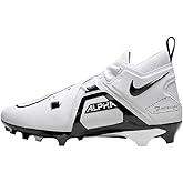 Nike Men's Alpha Menace Pro 3 Football Cleats, White/Black100, 12.5