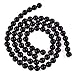 PLTbeads Gorgeous Onyx Black Agate Natural Gemstone Loose Beads 8mm Matte Round Approxi 15.5 inch DIY Bracelet Necklace for Jewelry Making