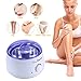 500ml Adjustable Temperature Wax Heater + Lavender Hard Wax Beans Hair Removal Tool Kits Used for Facial Armpits Hands Legs Bikini Line Depilatory (Lavender)