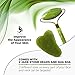 Jade Roller With Gua Sha Scraper For Face | Beauty Roller to Improve the Appearance of Your Skin, Provide Relaxation, Massage Your Face Care Routine | Real 100% Natural Jade Stone Kit for Face & Neckthumb 2