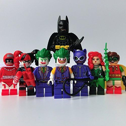 2017 8pcs/lot Batman Movie Batman Harley Quinn Cape Low Rider Building Toys