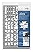 CHARTPAK Self-Adhesive Vinyl Numbers, 3/4 Inch High, White, 72 per Pack (01126)