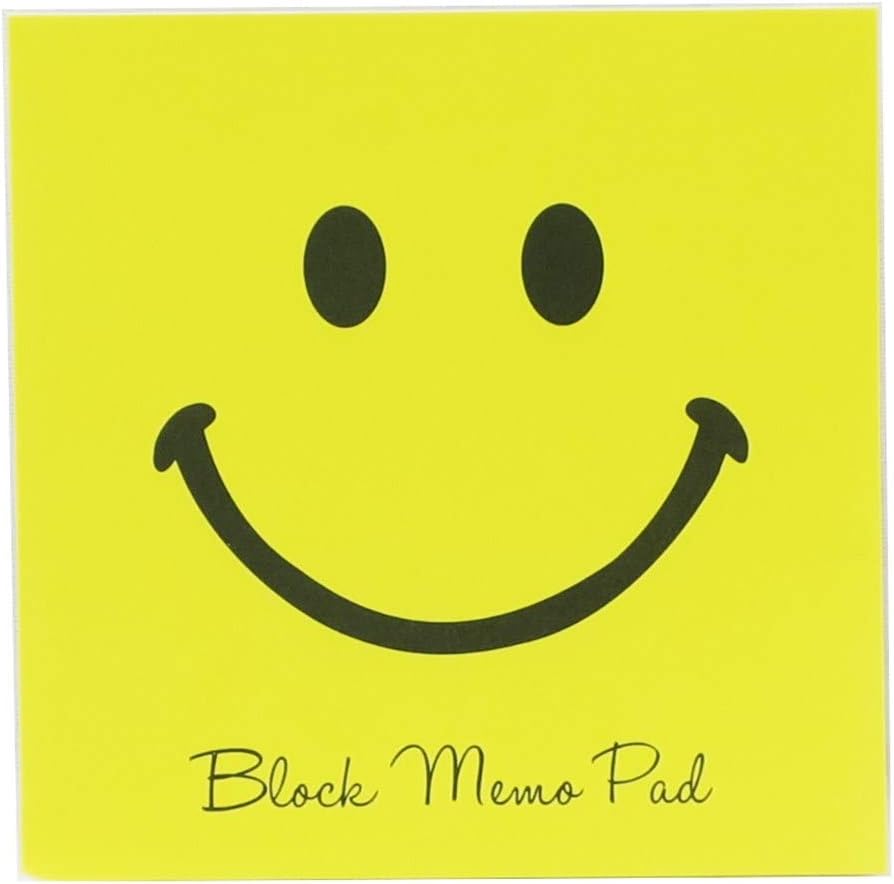 Amazon Co Jp スマイリー メモ帳 ブロックメモ Big Smiley Smiley Face おもちゃ