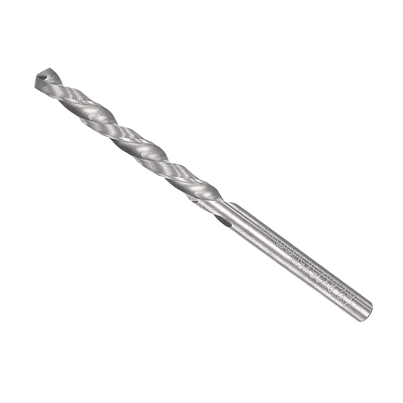 CoCud Solid Carbide Drill Bits, 2.8mm Diameter, Left Hand YG6X (C3/K10) Tungsten Carbide Straight Shank Twist Drill Bits - (Applications: for Stainless Steel Alloy), 1-Piece